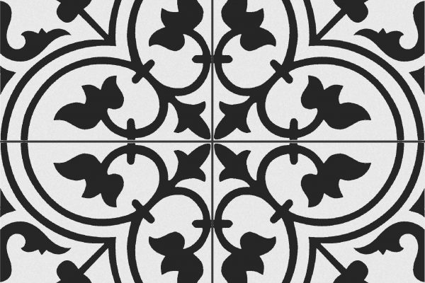 Tudor White Pattern