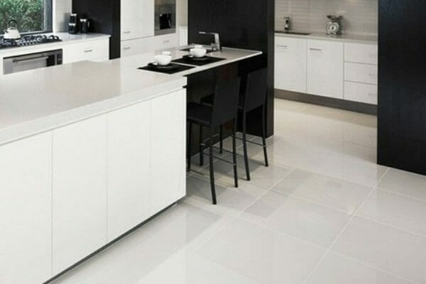 arctic white floor tile