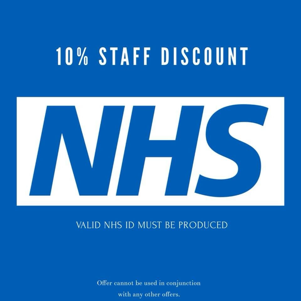 NHS STAFF DISCOUNT